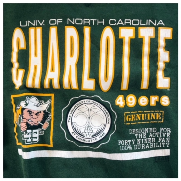 uncc crewneck sweatshirt
